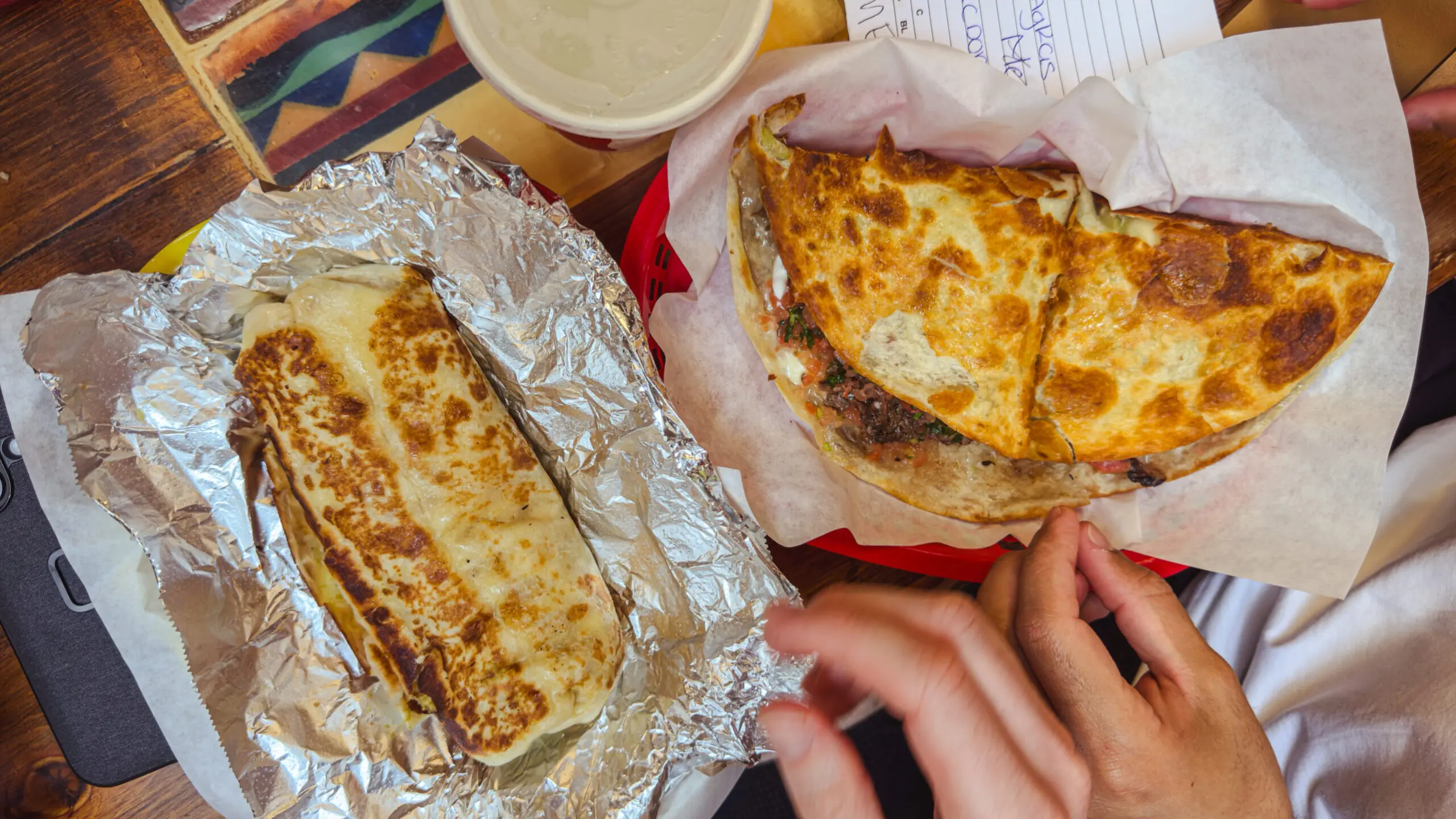 La Taqueria Mission Street San Francisco burrito