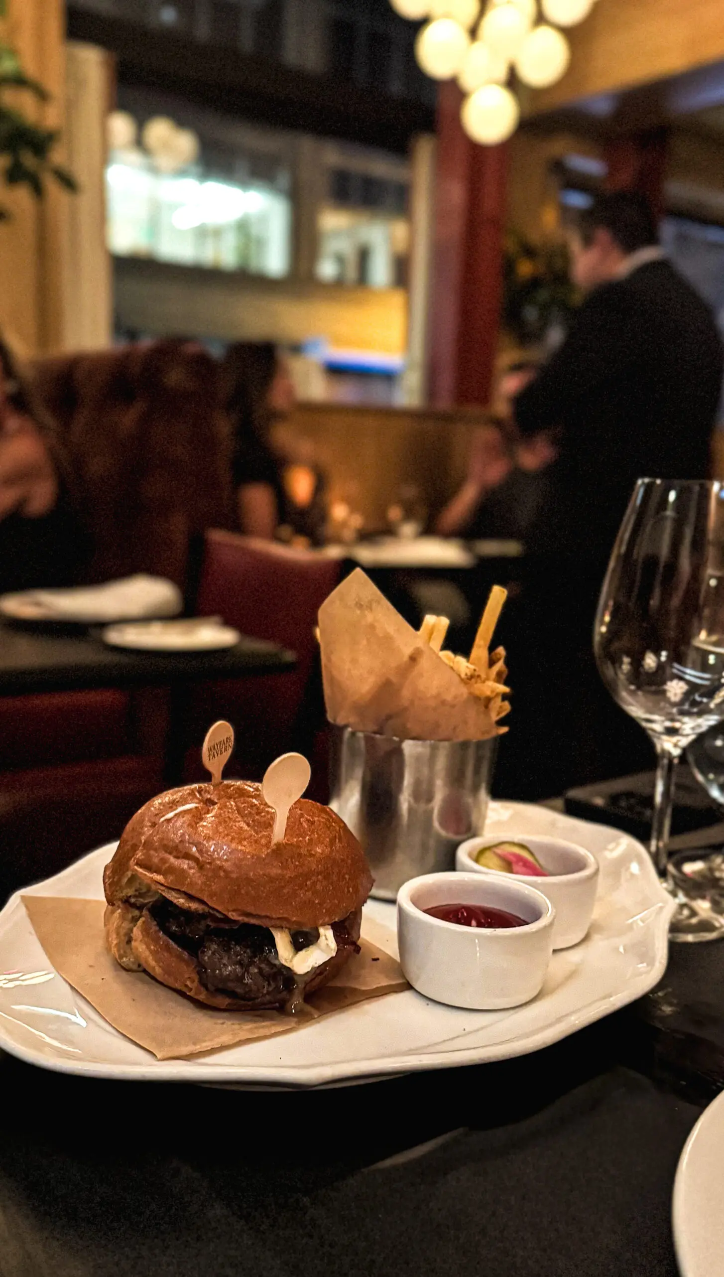 Wayfare Tavern San Francisco interior dining room