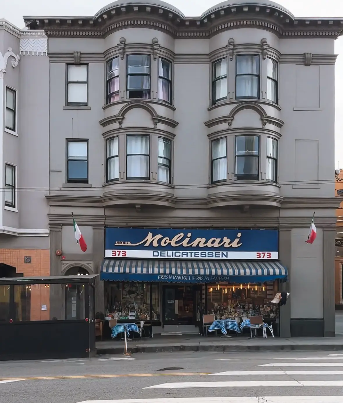 Molinari Delicatessen North Beach San Francisco Italian deli sandwich Columbus Ave