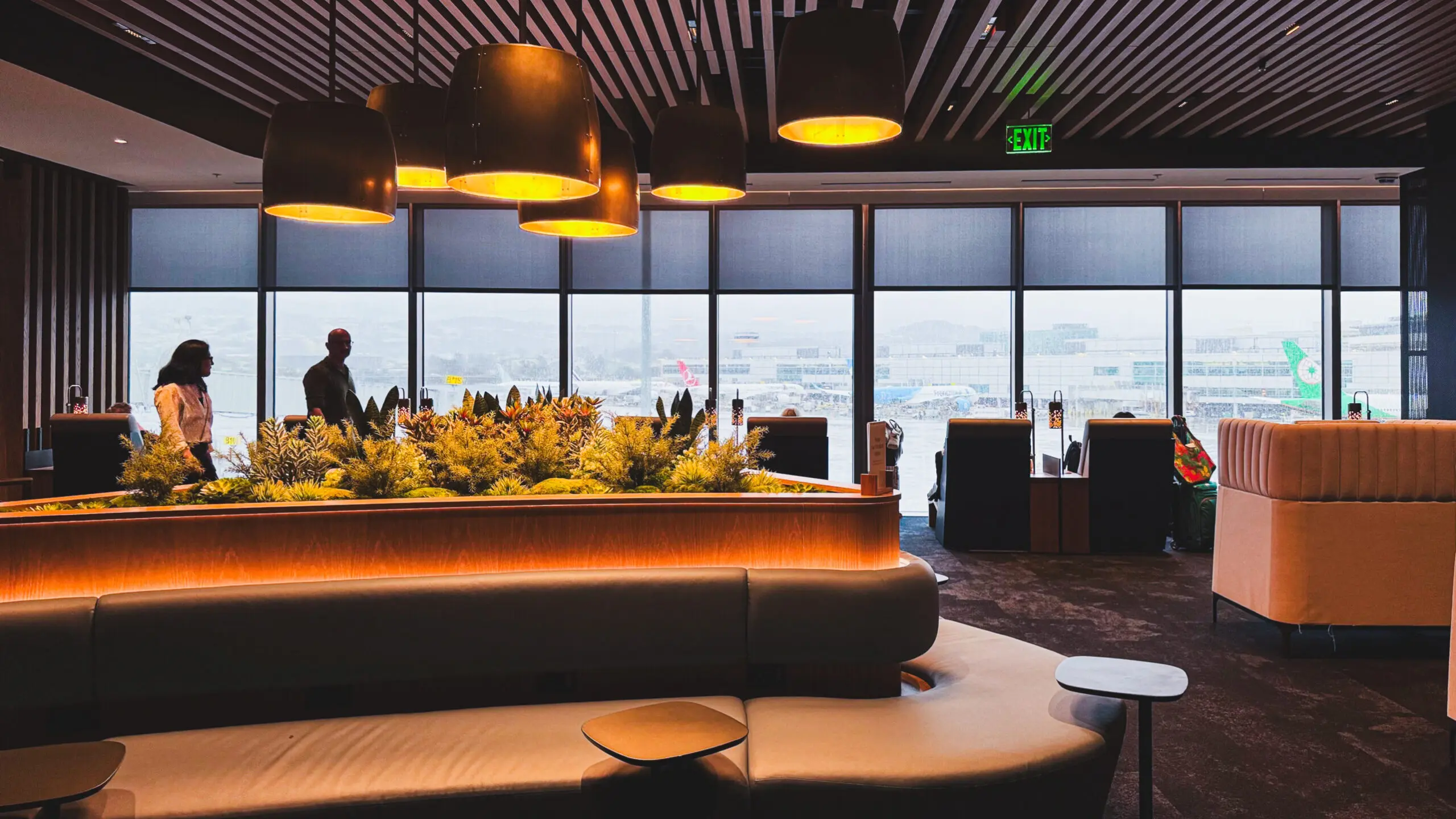 Alaska Airlines Lounge at SFO relaxation