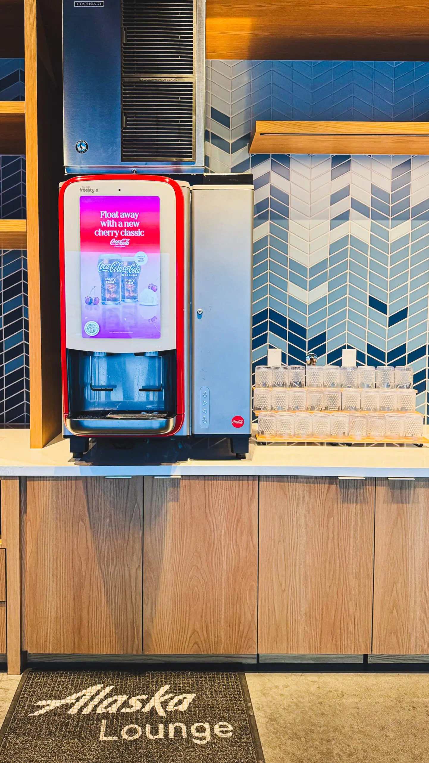 Alaska Airlines Lounge at SFO views