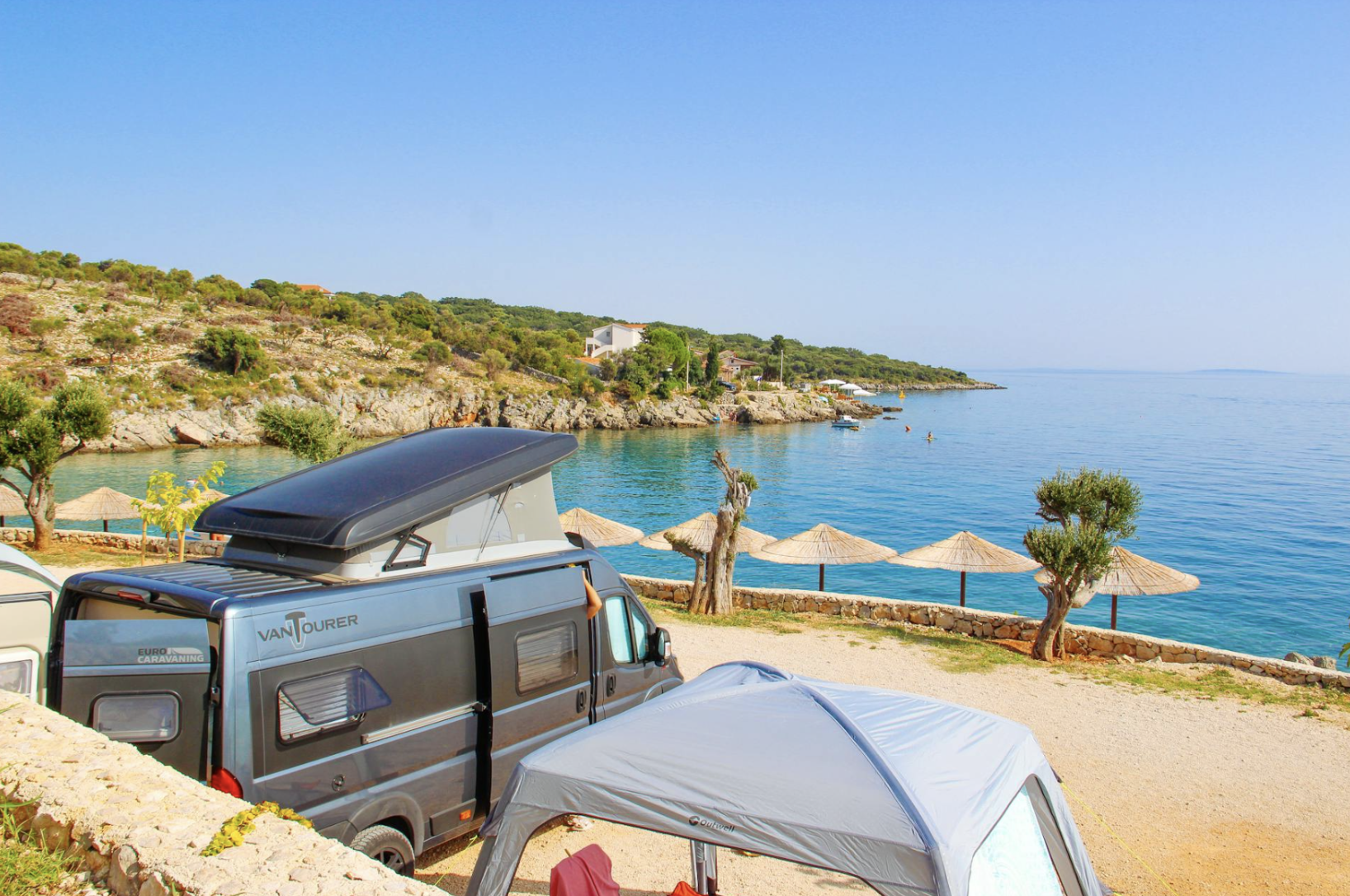 Campground scenic view