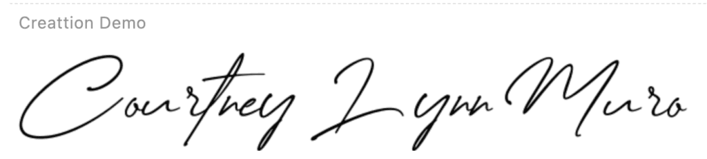 courtrey lynn sign