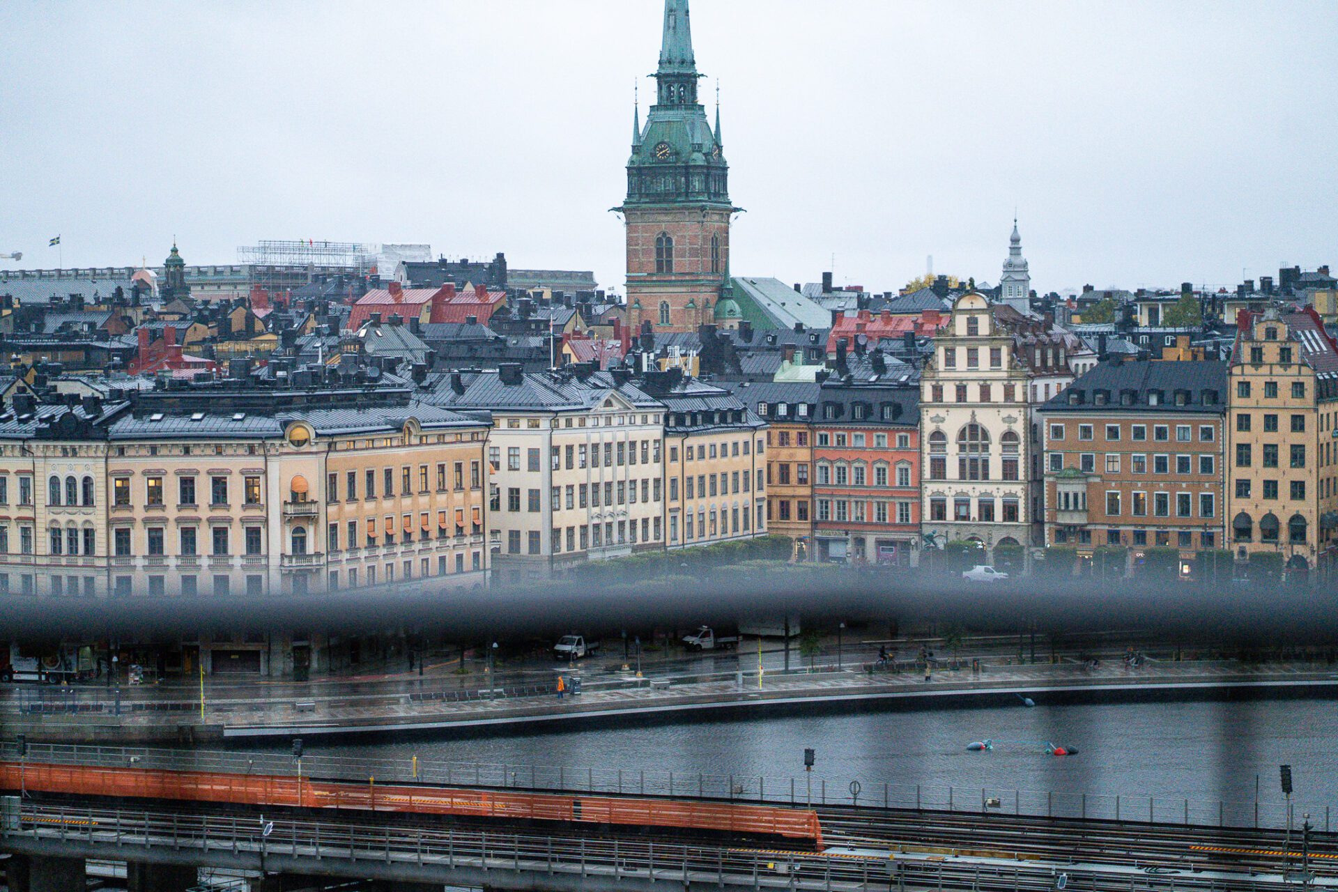 Carmen Medellín Stockholm city from a hotel window