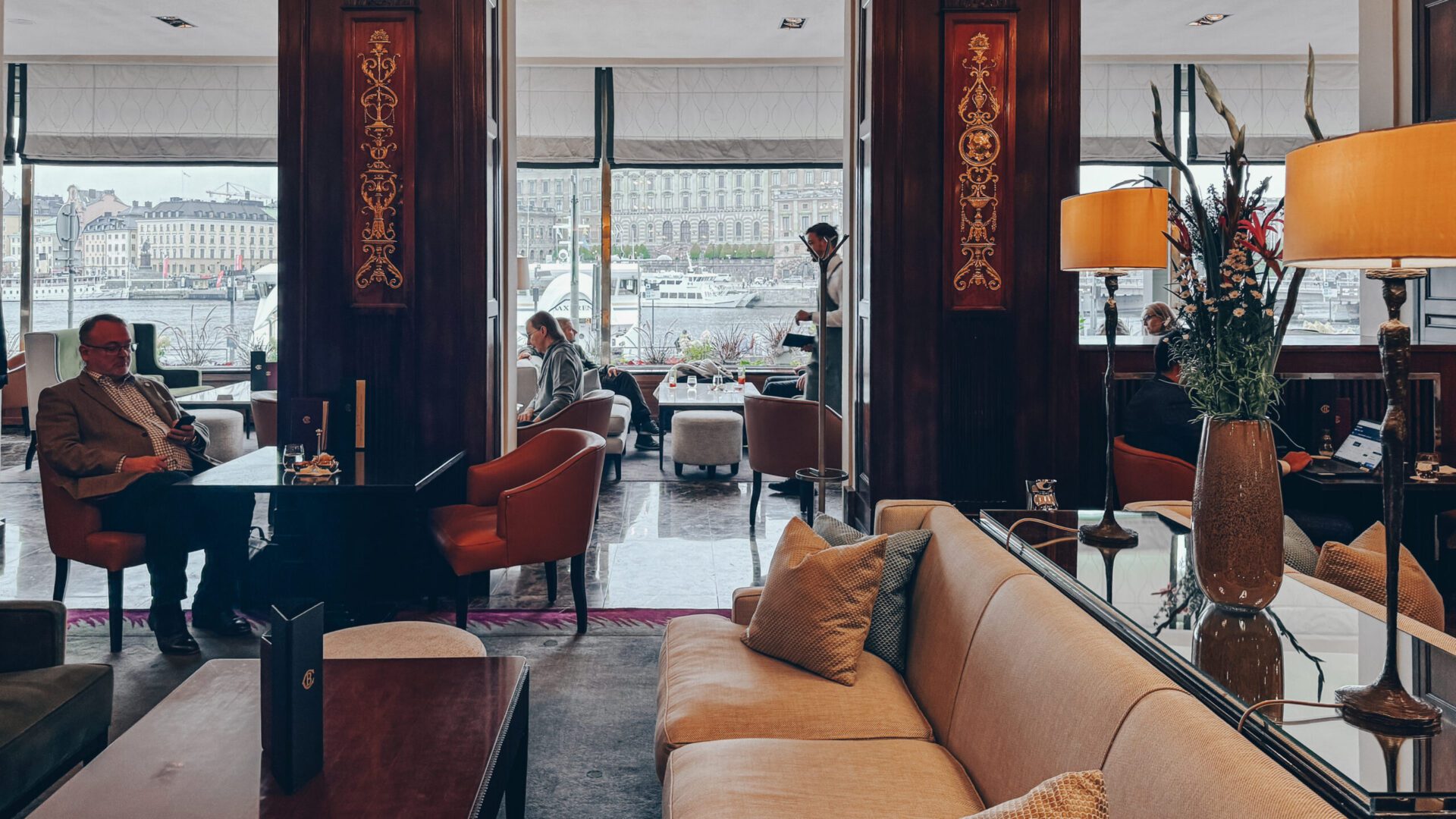 Interior of a elegant bar